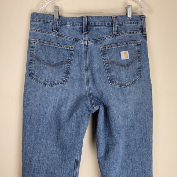 Carhartt Mens Relax Fit Work Jeans Size 36 - Picture 6 of 9